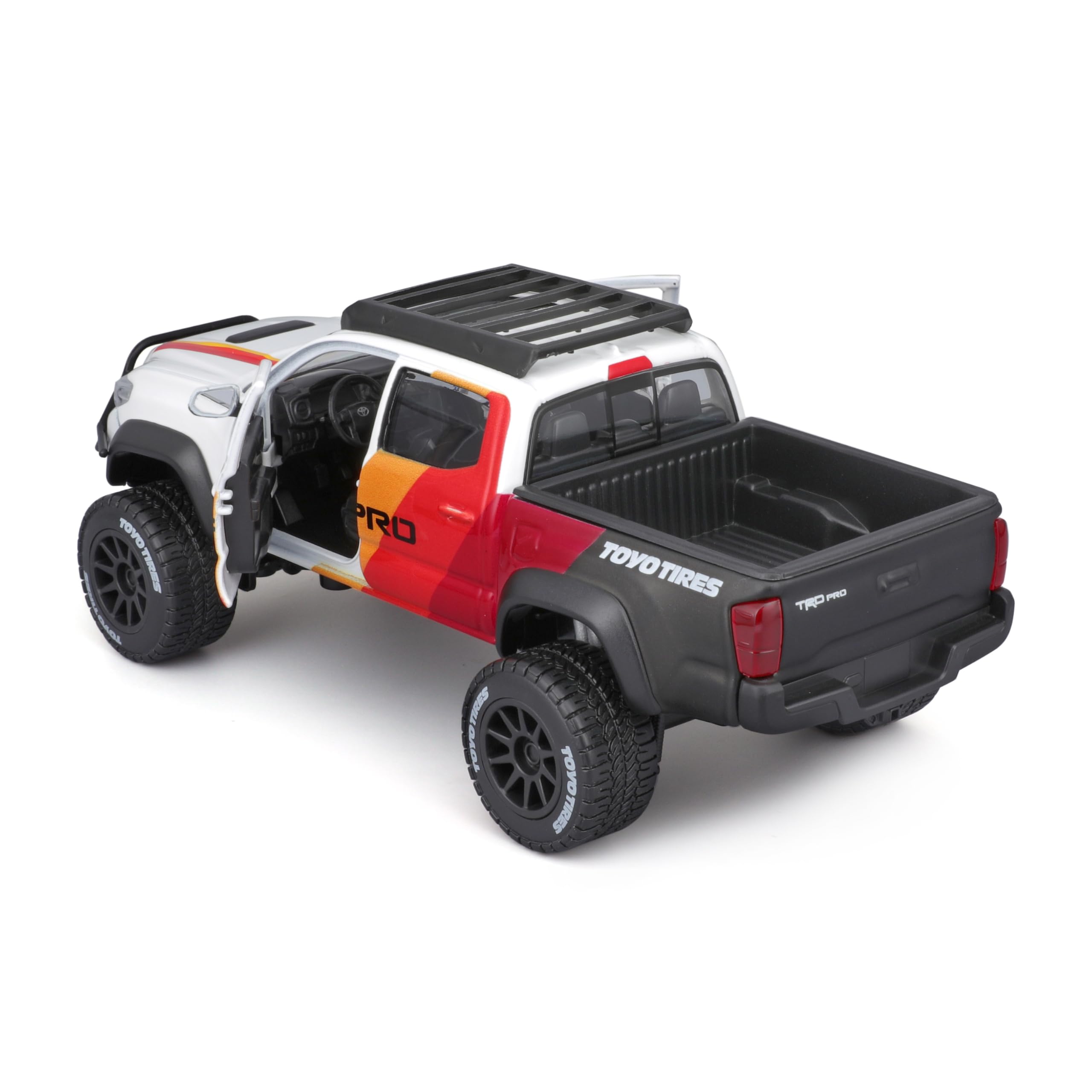Maisto 1:27 Toyota Tacoma TRD Pro door detail for realistic display