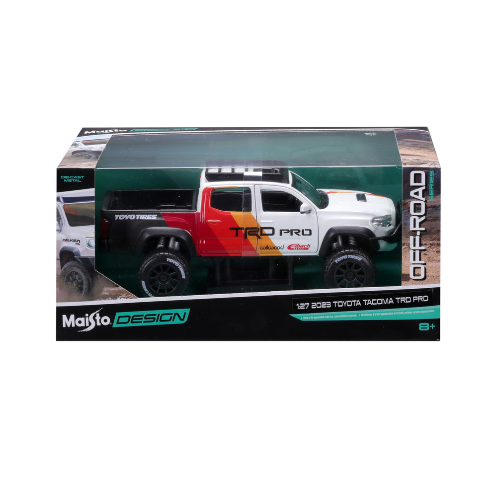 Maisto 1:27 Toyota Tacoma TRD Pro wheel detail for display realism