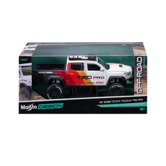 Maisto 1:27 Toyota Tacoma TRD Pro wheel detail for display realism