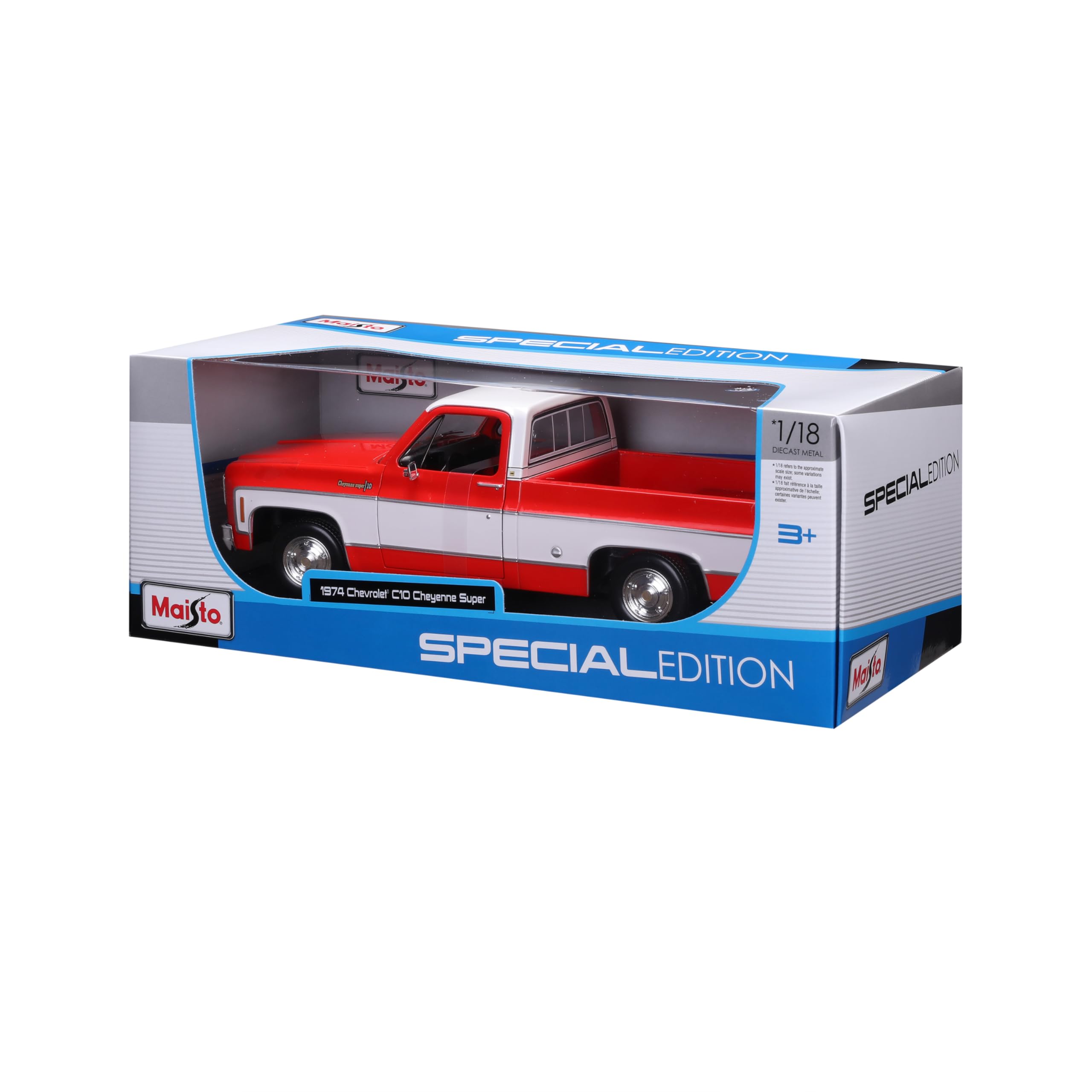 Maisto 1:18 Special Edition C10 Cheyenne Super nine-and-a-half-inch scale for collectors