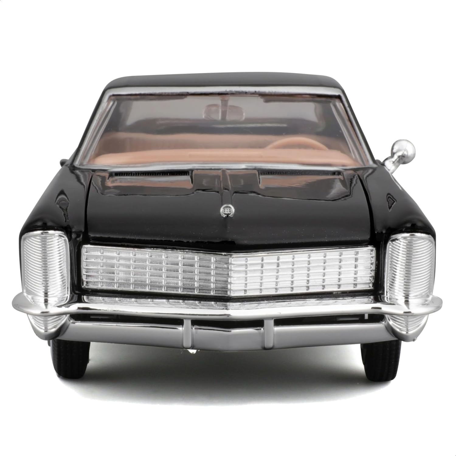 Maisto 1965 Buick Riviera side profile highlights sleek silhouette and scale accuracy