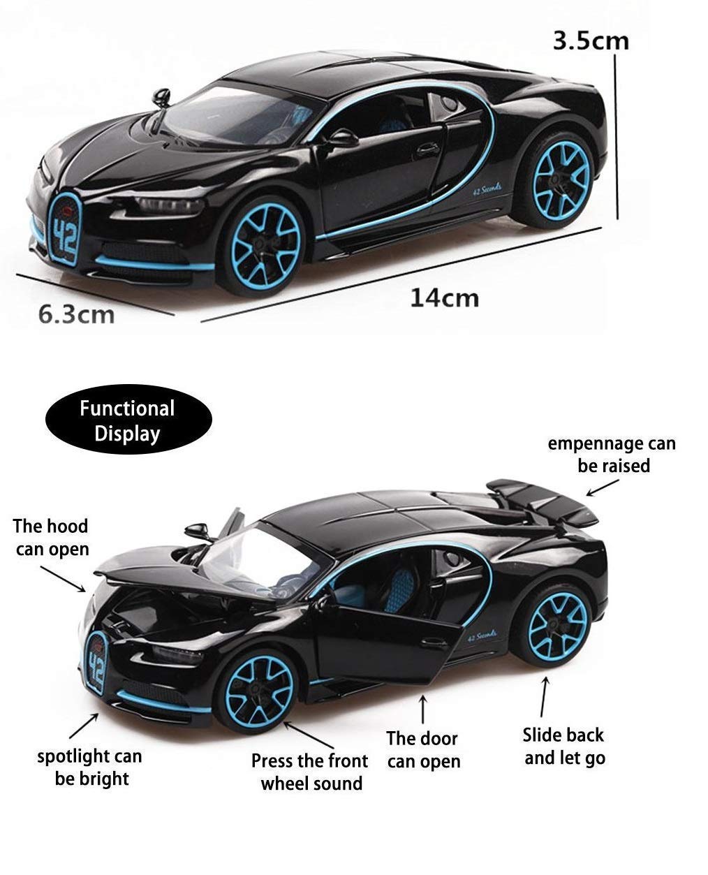 Maisto Bugatti Chiron 1:24 wheel close-up shows rubber tires realism