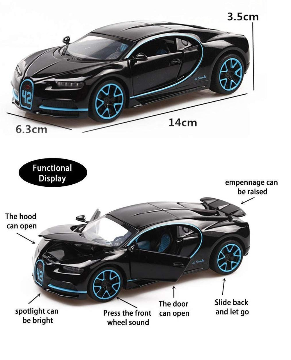 Maisto Bugatti Chiron 1:24 wheel close-up shows rubber tires realism
