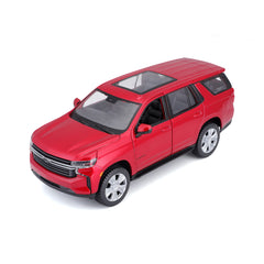 Maisto M31533 Chevy Tahoe 1/24 red front view ideal for imaginative play