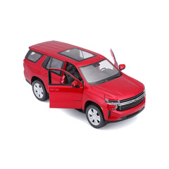 Maisto M31533 Chevy Tahoe 1/24 red side view durable toy for storytelling