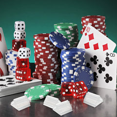 Triangular design reduces tipping, keeping cards from sliding during games.