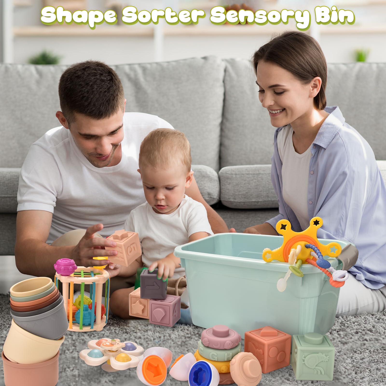 Majabike wooden sorting puzzle with 16 pieces sparks problem solving and spatial skills.