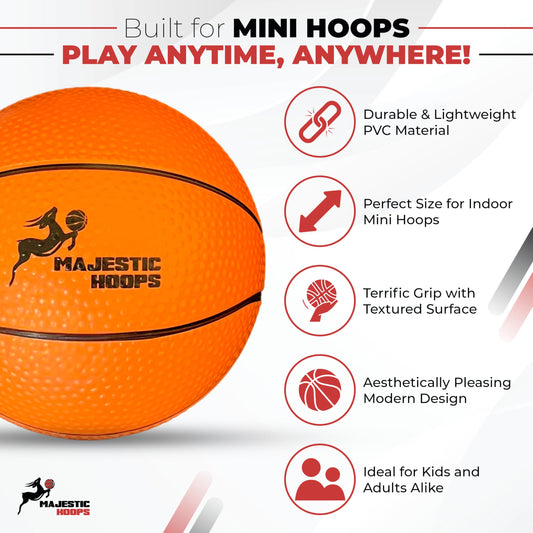 Majestic Hoops pump and needle included for quick inflation and ready-to-play.