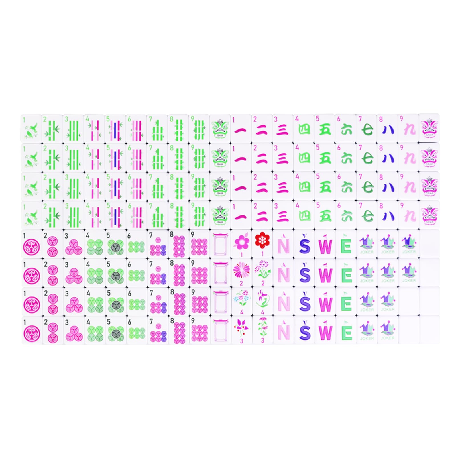 MAJONIX chip cards help track scores for organized sessions