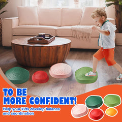 makarci balance stones obstacle course setup ideas for kids