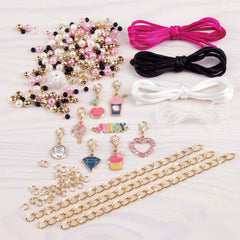 Juicy Couture closure beads secure finishes on DIY bracelets