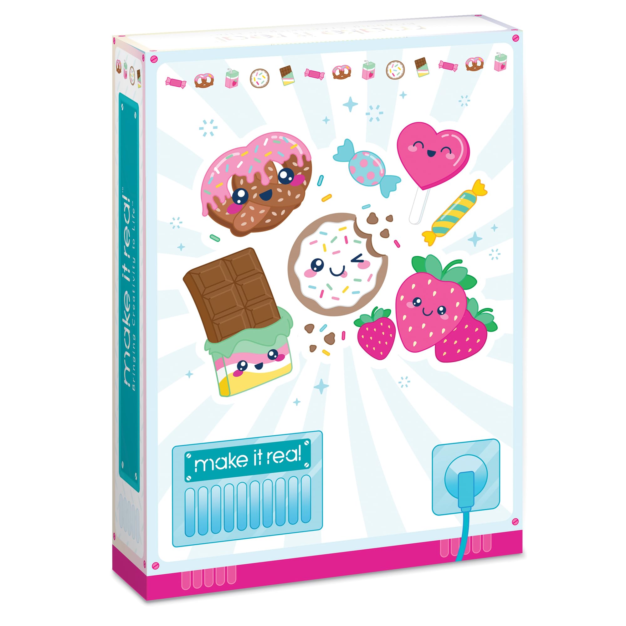 Make It Real Snackers vending machine organized display keeps pieces sorted and mess-free.