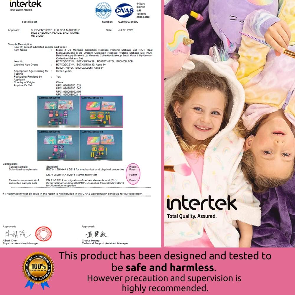 Make It Up soft-bristle kid makeup brushes for gentle application