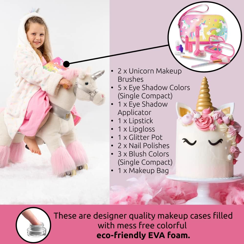 Make It Up unicorn-design storage case keeps supplies organized during imaginative sessions