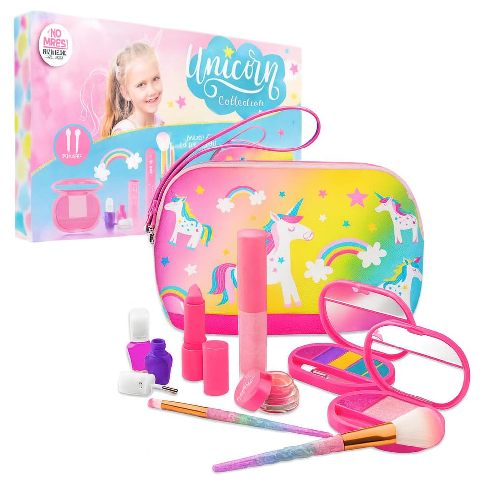 Make It Up unicorn pretend makeup kit palette with bright kid-safe colors for creative play