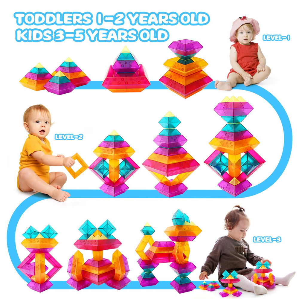 MAKE KIDS SMILE BUBBLE FUN STEM toy supports early engineering and design thinking.