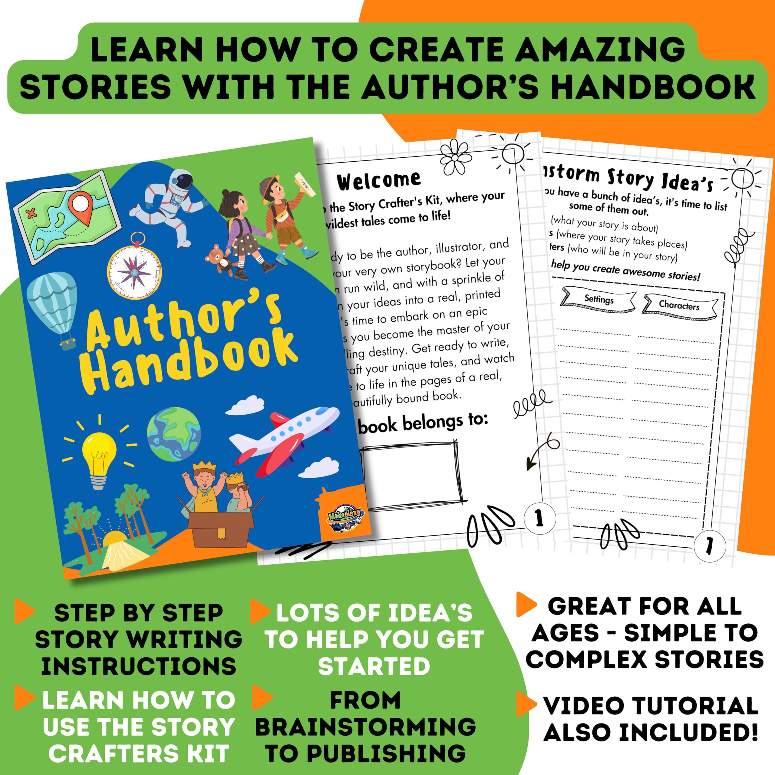 Digital storage option for Makealaxy Story Crafters keepsakes and PDFs.