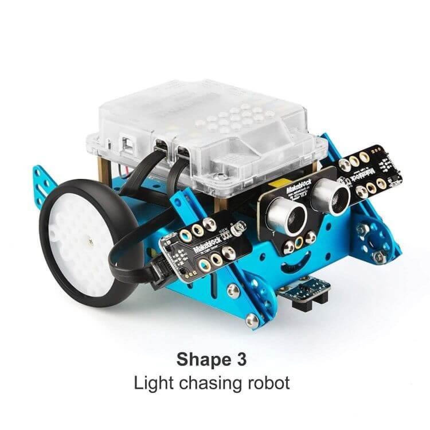 Makeblock anodized surface finish offers durable protection with a sleek look.