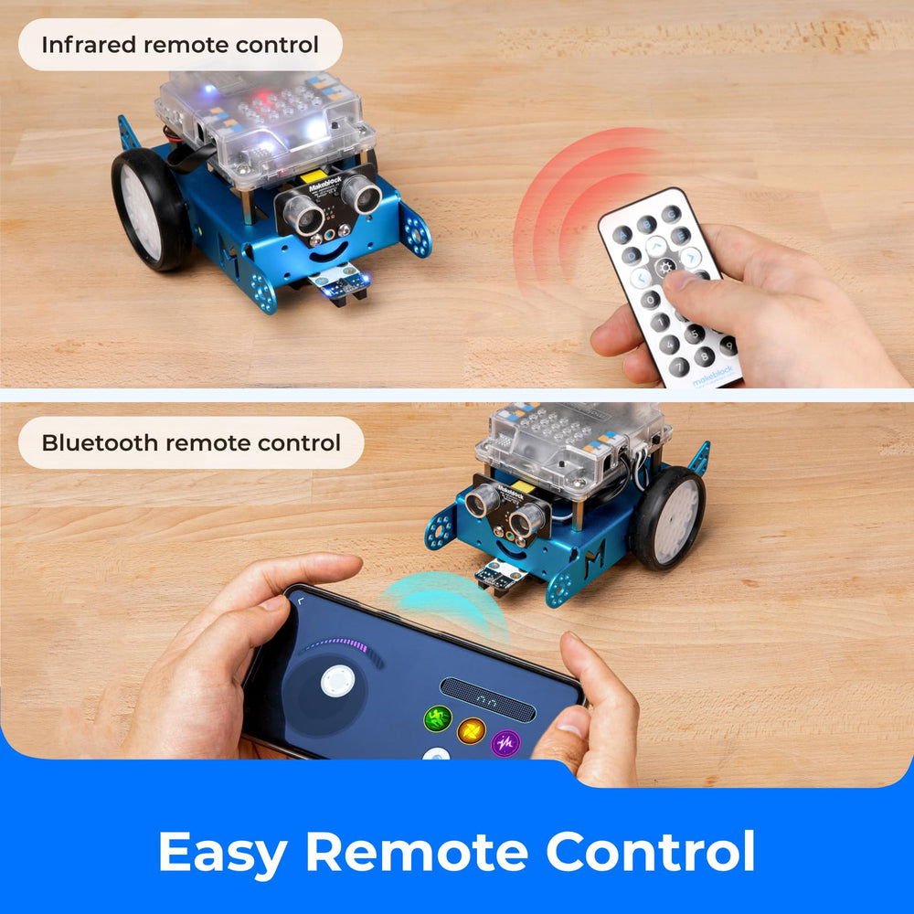 Makeblock mBot programming cards guide kids through coding concepts