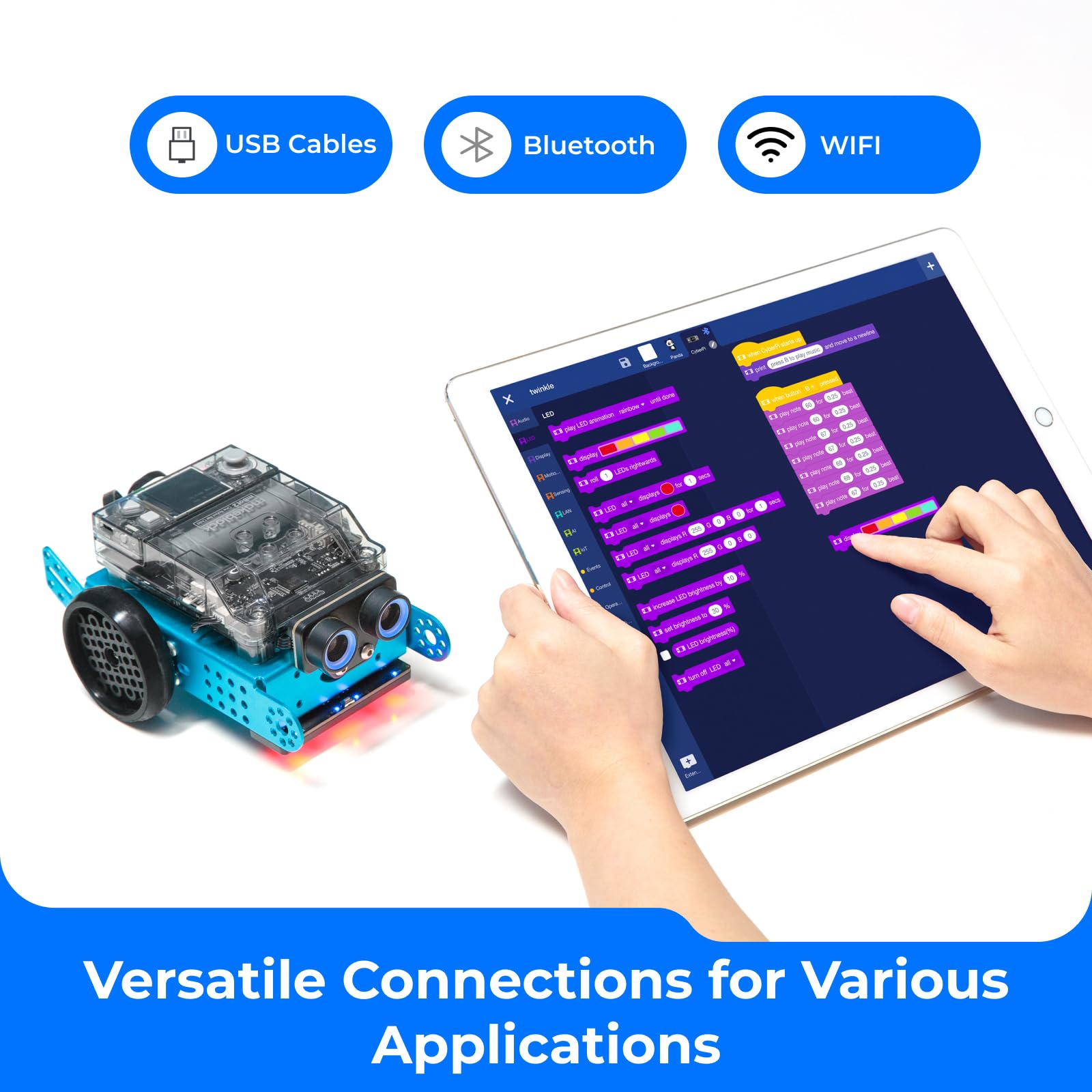 Gift-ready Makeblock mBot2 kit, ideal for birthdays and school projects