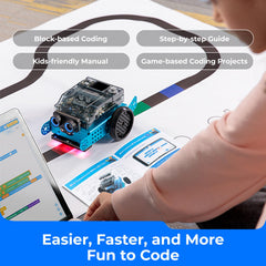 mBot2 music mode with lights, showcasing creative expression and engagement