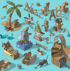 Makedo Explore hands-on-learning scene encourages experimenting with materials.