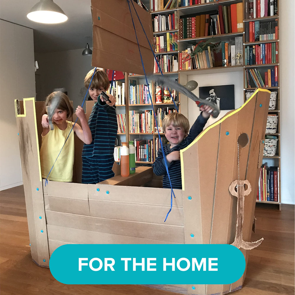 Makedo Explore small-group-work environment fosters teamwork.