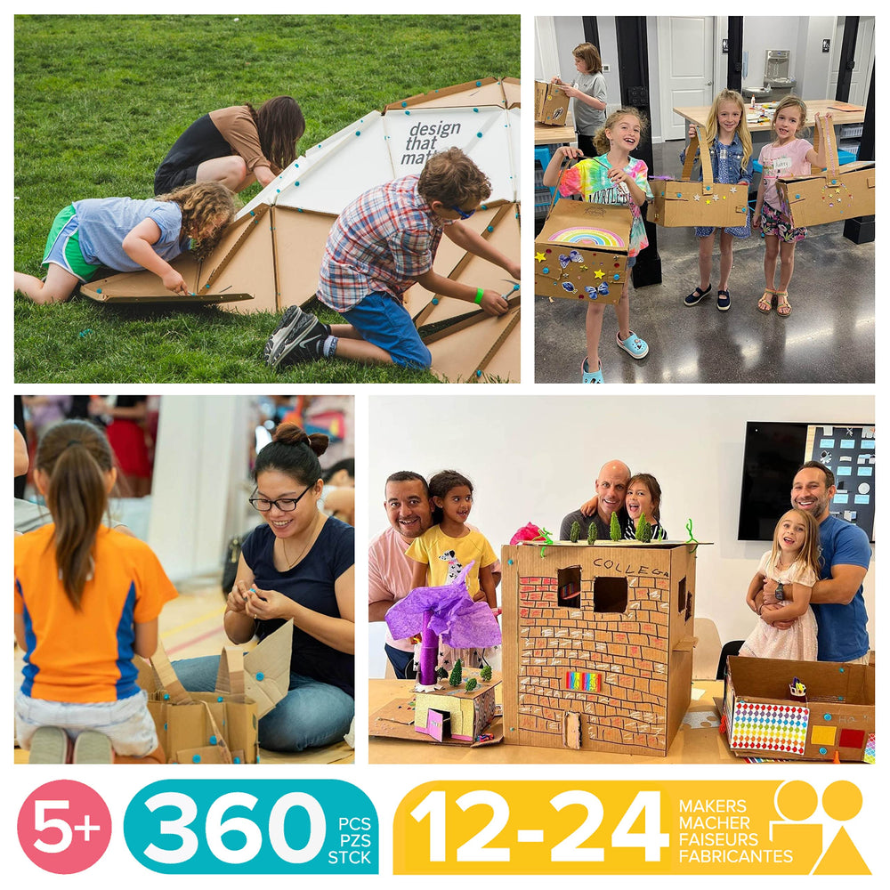 Makedo Invent STEM/STEAM learning with reusable cardboard components