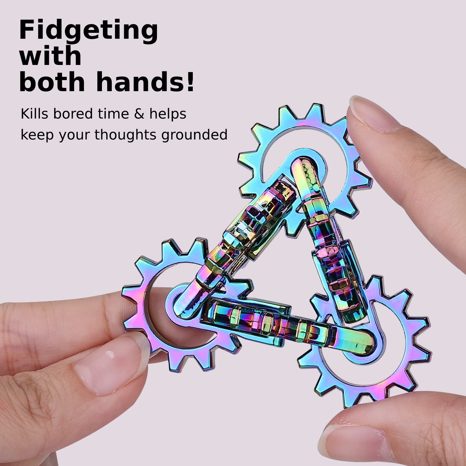 MAKWEN Infinity Gear on desk supports focus during work sessions.