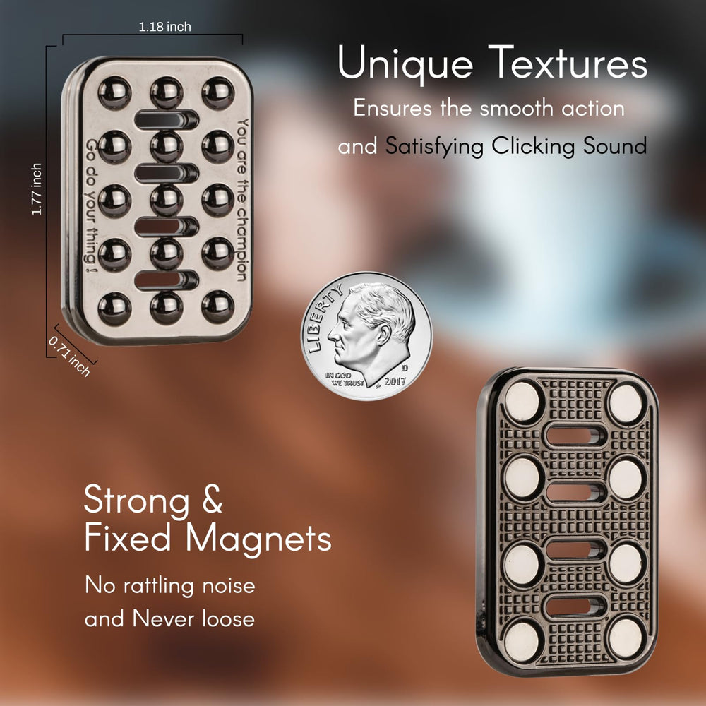 MAKWEN metal fidget slider magnets and fixed stops provide precise tactile feedback.