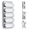 MAKWEN metal fidget slider with detachable magnetic pedals for focused work and stress relief.