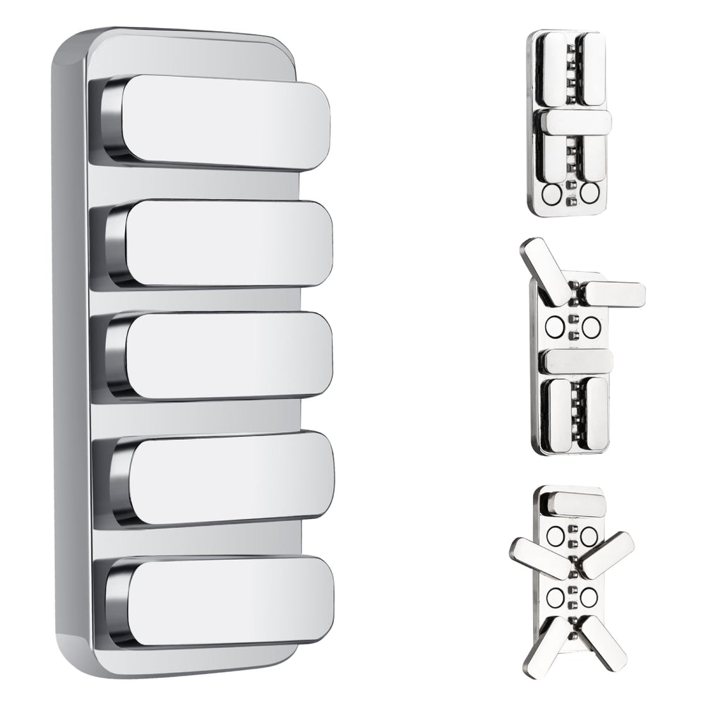 MAKWEN metal fidget slider with detachable magnetic pedals for focused work and stress relief.