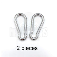 Maky Outdoors carabiner attached to punching bag for sturdy sessions.