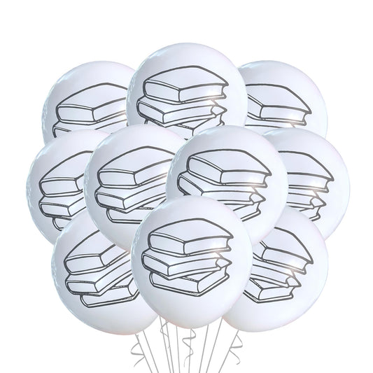 Malayan Products book balloons pack for book club decor and birthday celebrations.