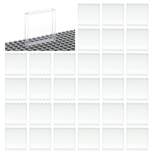 MALEKO clear window bricks 1x6x5 offer transparent panes for windows and light-filled builds.