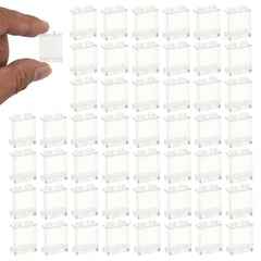 MALEKO clear window bricks 50-piece set for transparent architectural play
