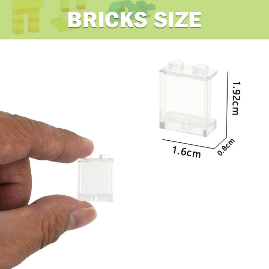 MALEKO flat clear plates ideal for versatile DIY builds with smooth edges