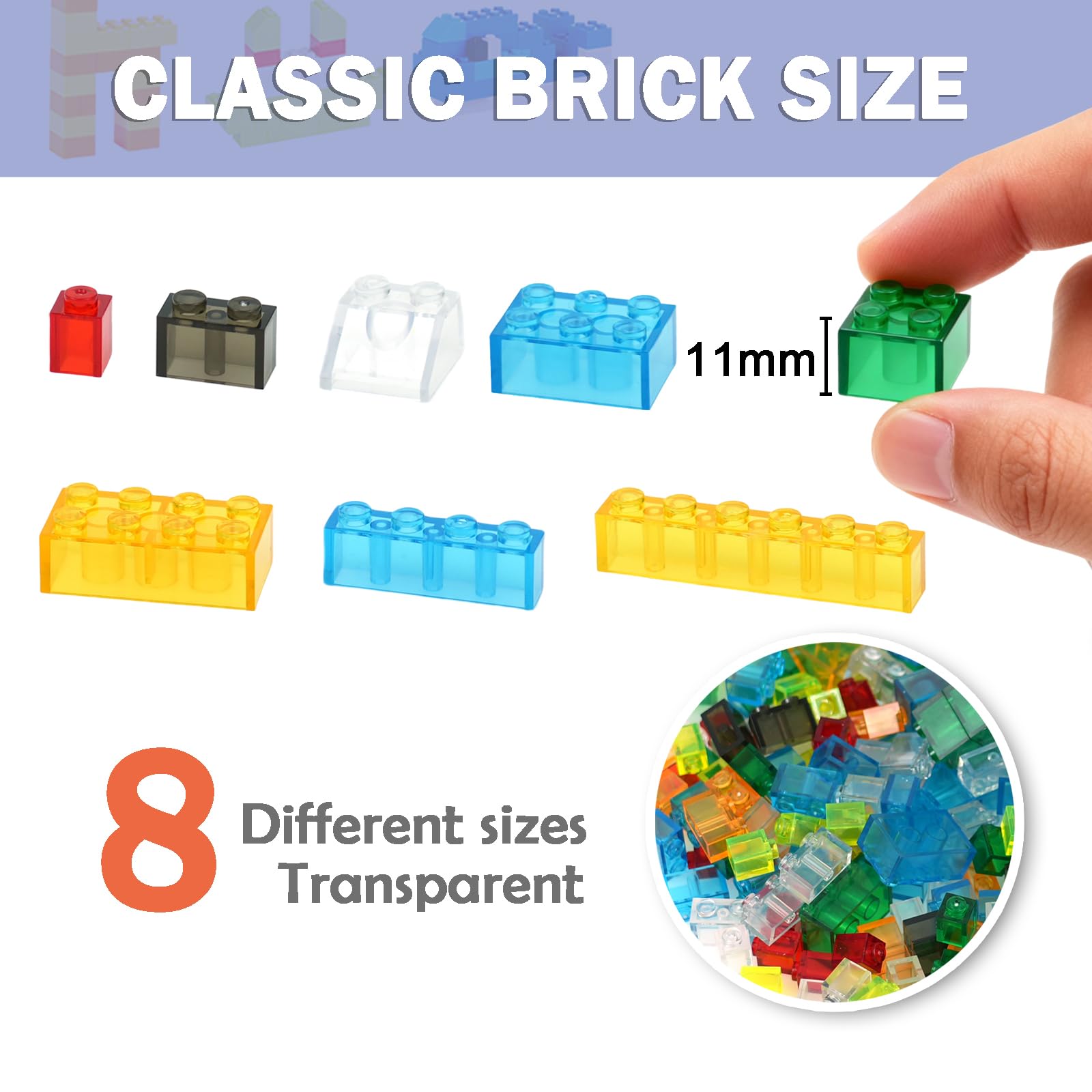 MALEKO mixed shapes and colors bricks enable versatile construction projects