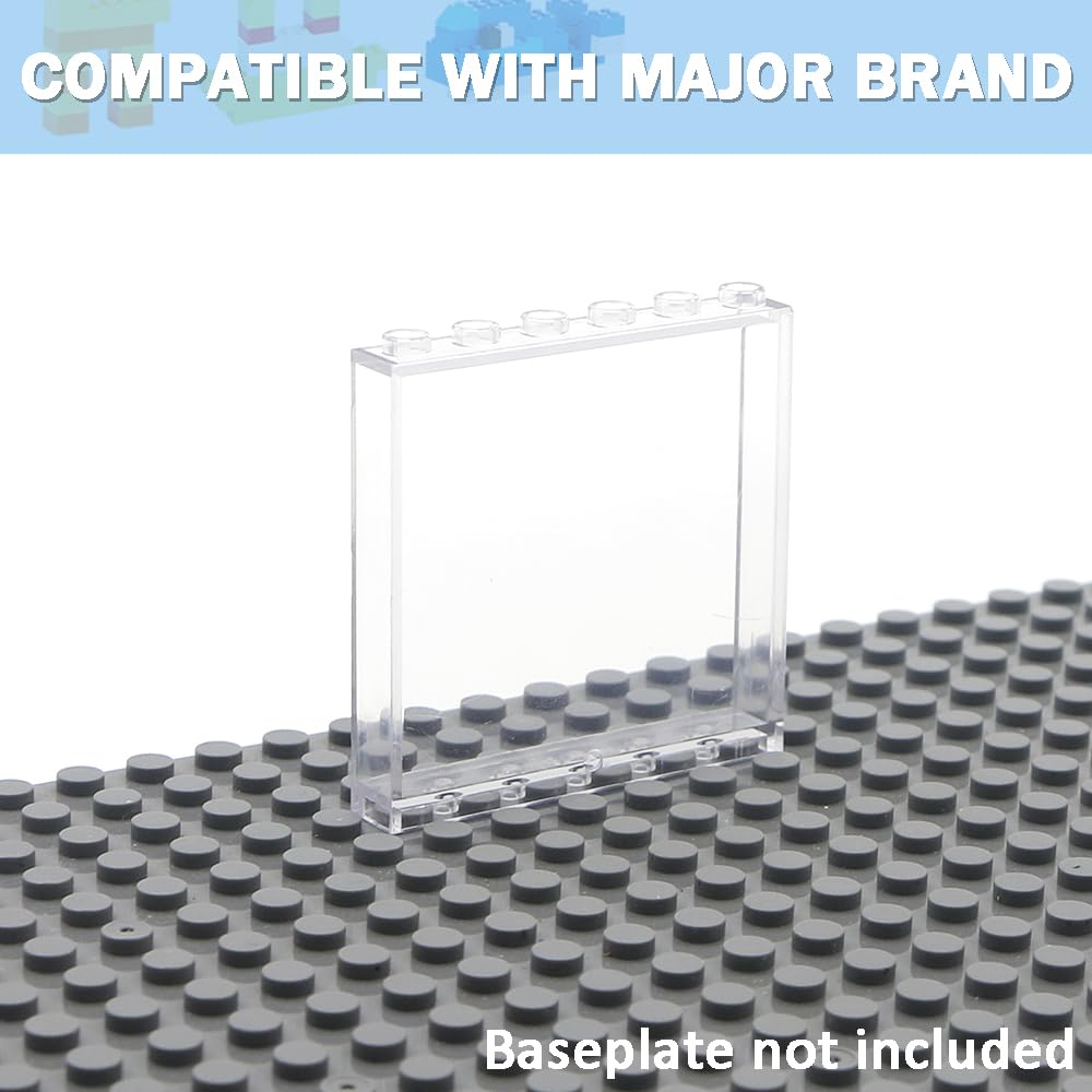 MALEKO transparent flat plates with smooth surfaces for versatile model pieces.