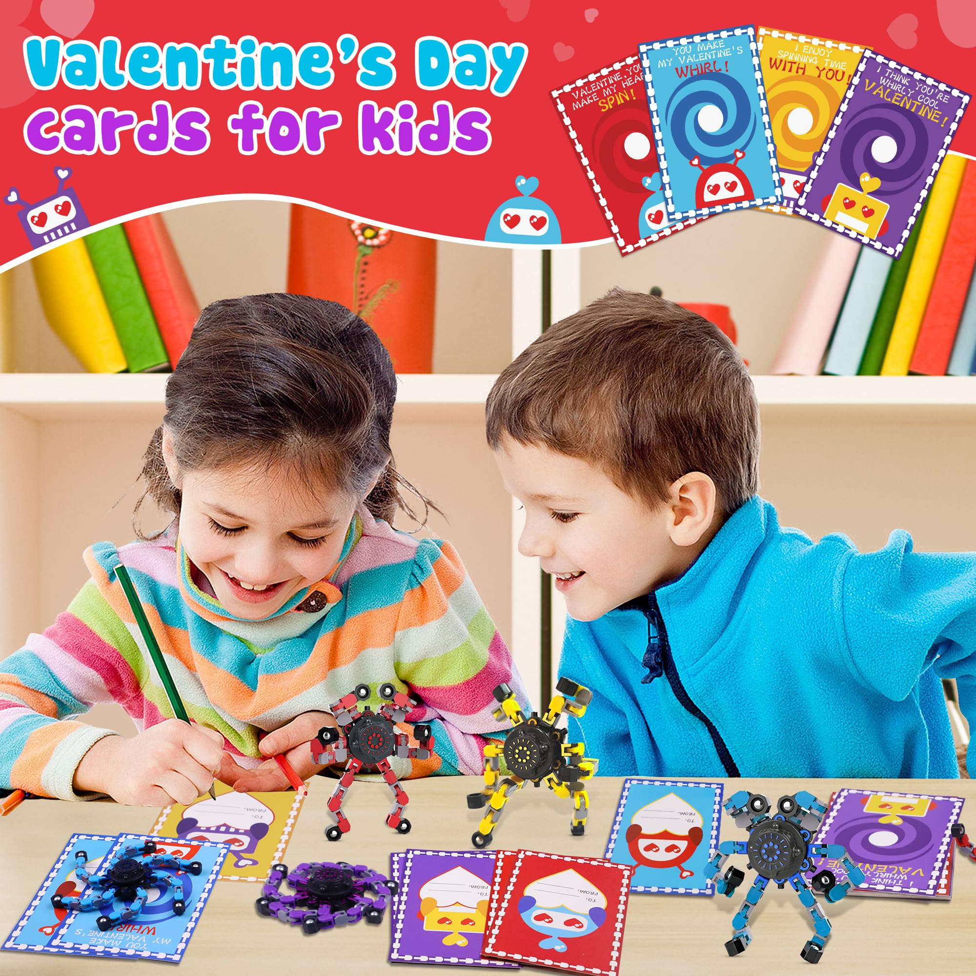 Durable Malhaii valentine fidget spinner with smooth spin