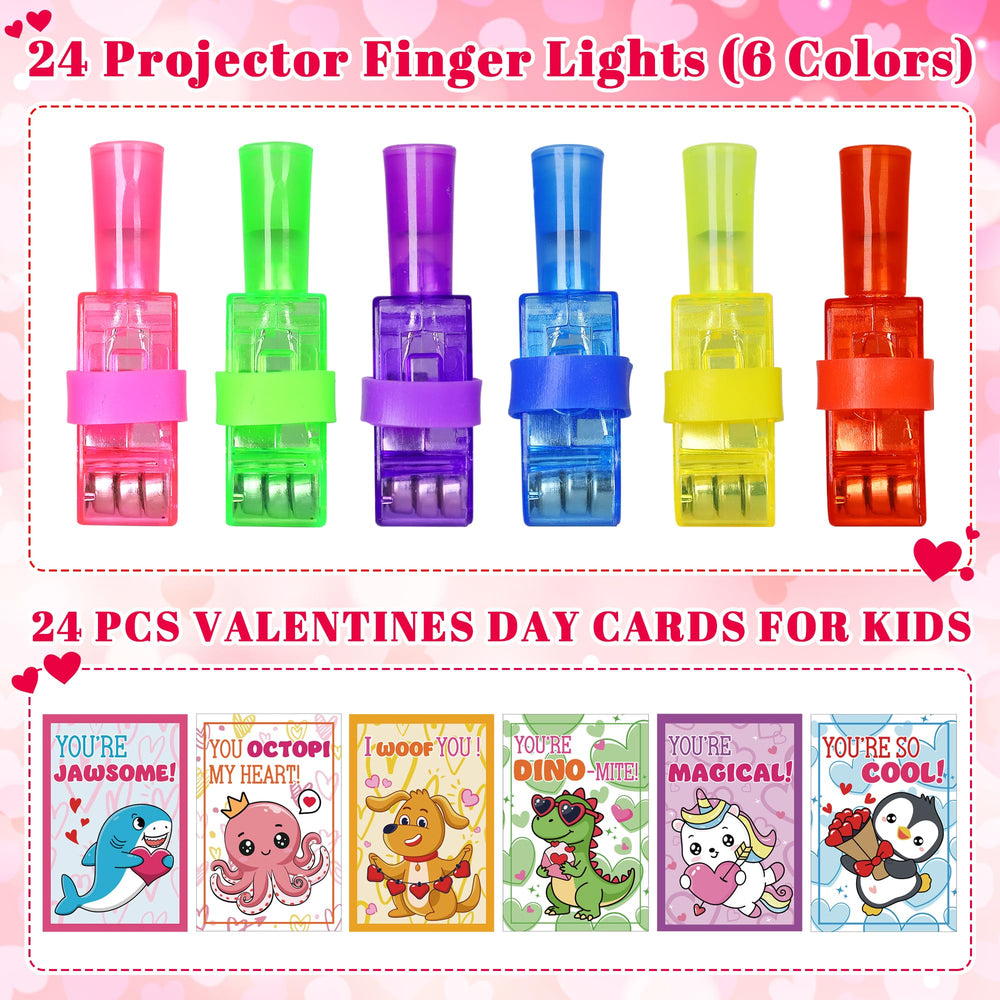 Malhaii finger lights animal-design card projects bright patterns for kids