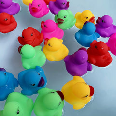 Maliweg colorful ducks ideal as baby shower party favors.