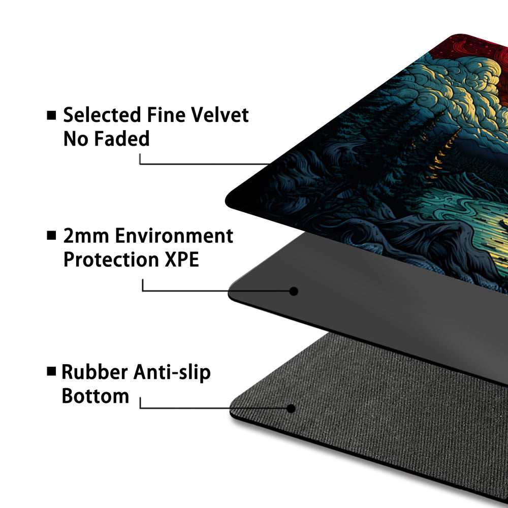 Malqiqi Playmat edge anti-fray design resists wear.