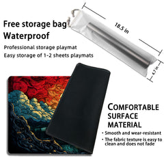Malqiqi Playmat with storage bag for easy transport and setup.