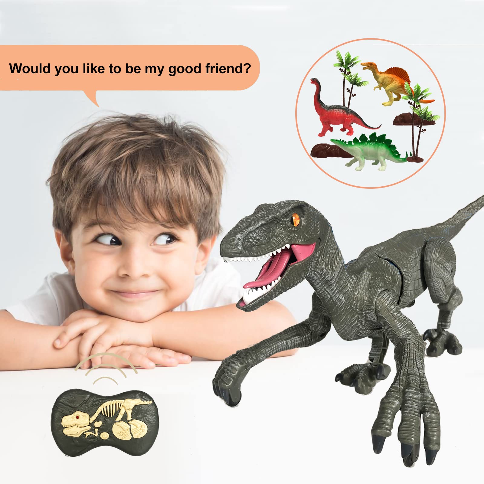 MAMABOO large dinosaur toy makes a memorable birthday gift.