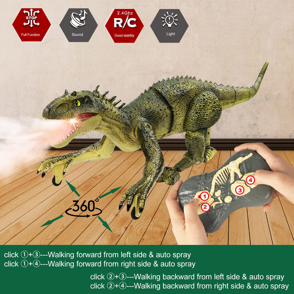 MAMABOO side view dinosaur design for lifelike visuals