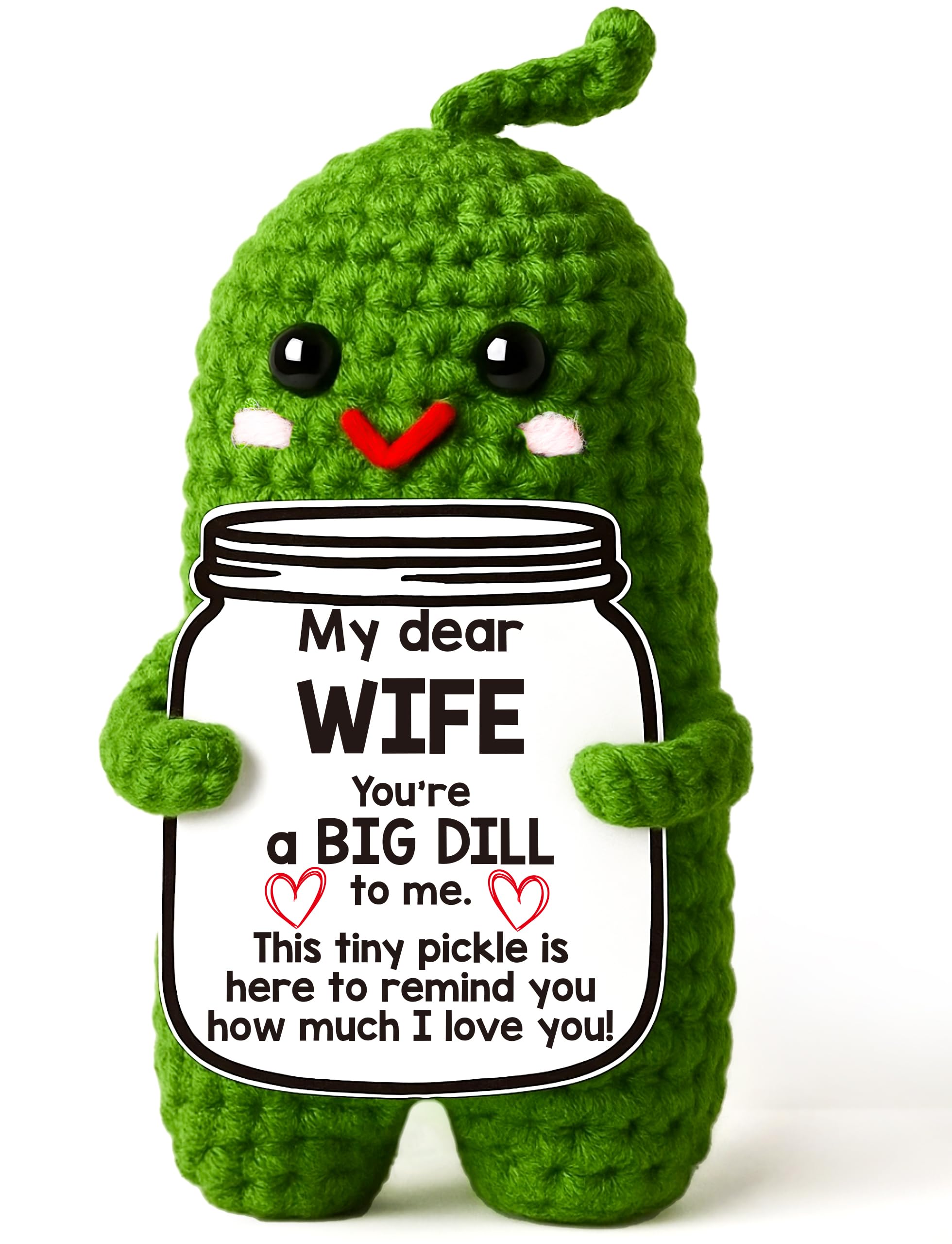 MAMAGIFTREE big dill pickle doll adds romantic whimsy for her.