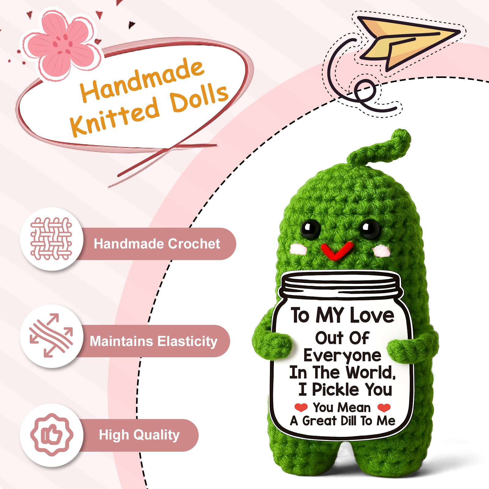 MAMAGIFTREE gift-ready-pickle-surprise, perfect desk or shelf decor