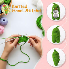 MAMAGIFTREE soft yarn pickle detail invites tactile warmth on a desk or shelf.