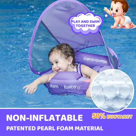 Mambobaby float with removable tail aiding balance for toddlers.